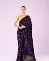 Lavish Royal Purple Saree